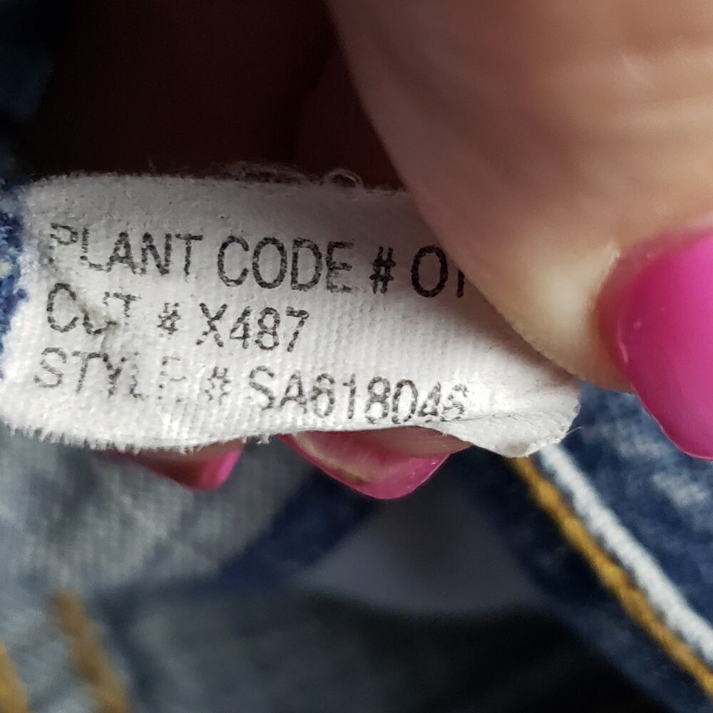 Polo Ralph Lauren‎ Size M Needlepoint Embroidered Denim Trucker Jacket Scandi - Picture 11 of 11